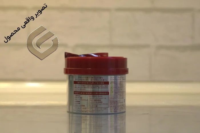 تصویر واقعی پشت ماسک مو فینو Shiseido Fino