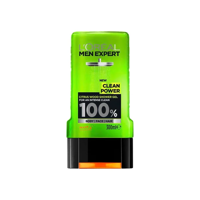 ژل دوش لورآل Clean Power