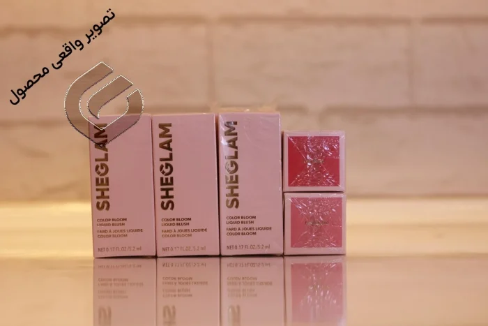 تصویر واقعی رژگونه مایع شیگلم Color Bloom