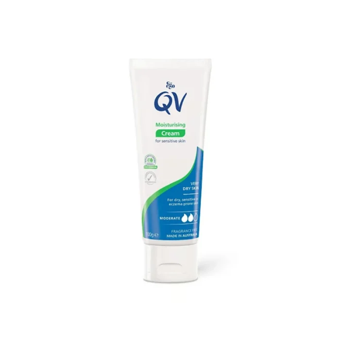کرم مرطوب کننده QV پوست حساس 100 میل
