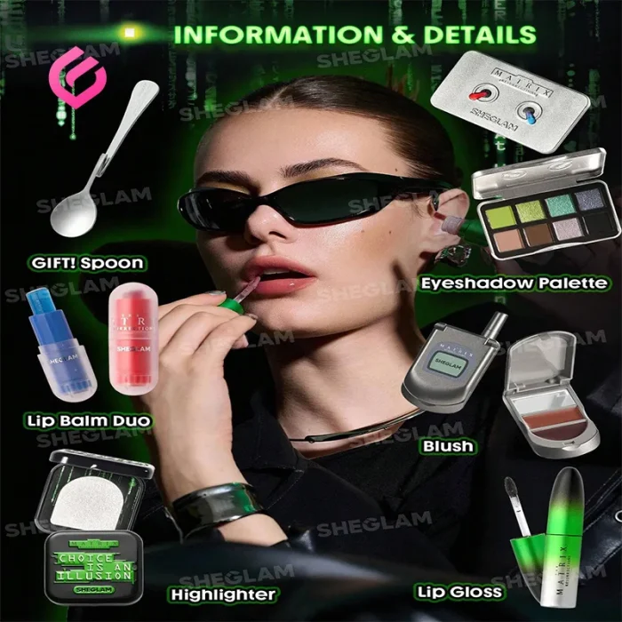 محتویات کالکشن آرایشی ماتریکس شیگلم | The Matrix Resurrections