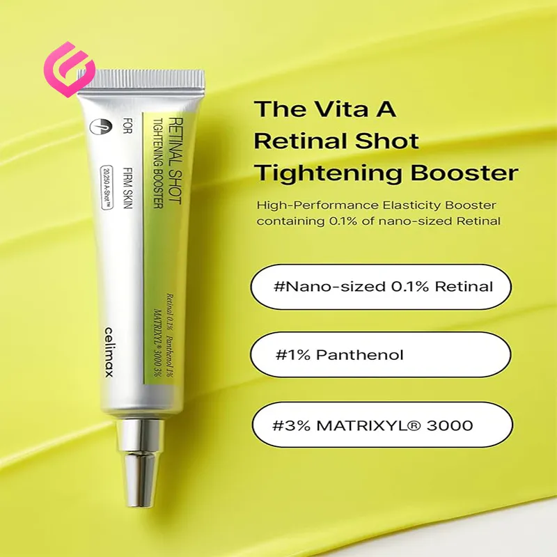 ویژگی های سرم ضدچروک و سفت‌کننده پوست سلیمکس مدل Retinal Shot Tightening Booster